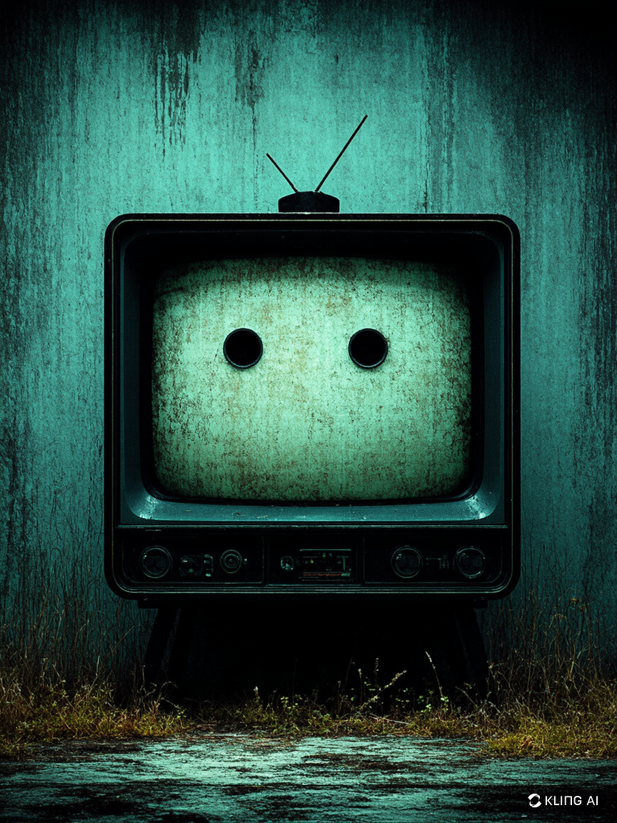 Old television silhouette